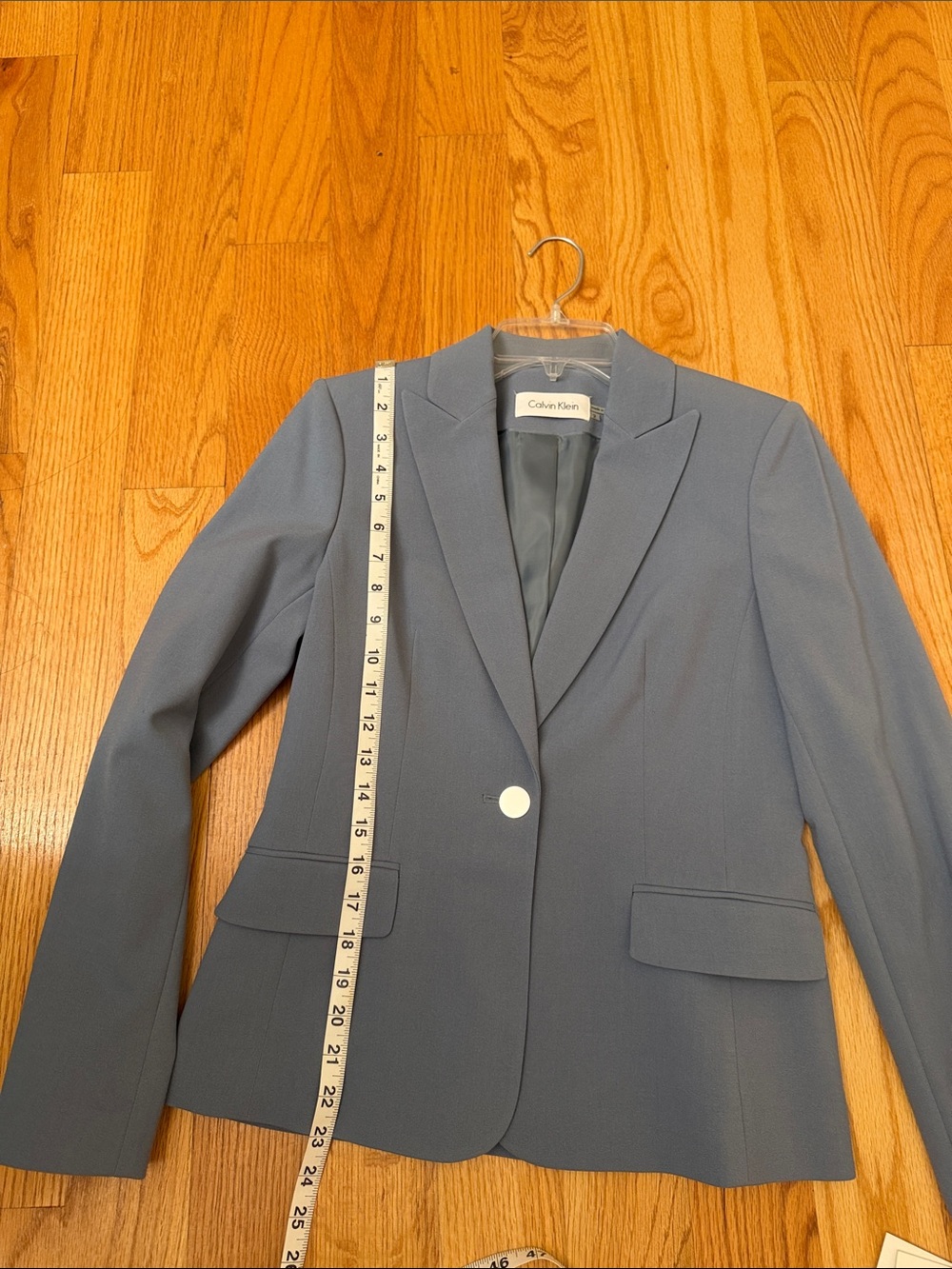 Calvin Klein Women's Soft Blue Blazer and Skirt Set size 2 - Picture 12 of 15